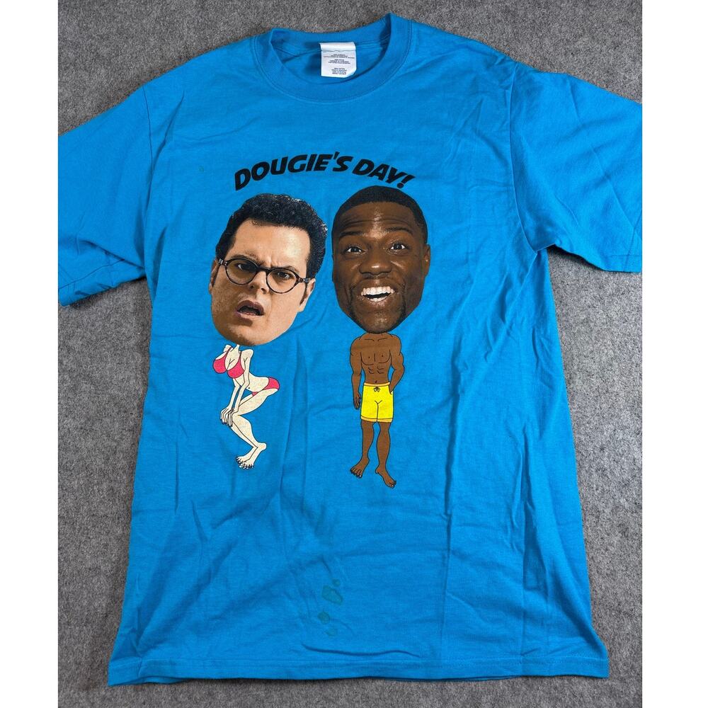 The Wedding Ringer Dougies Day Shirt Mens Blue Movie Promo Graphic Tee Small